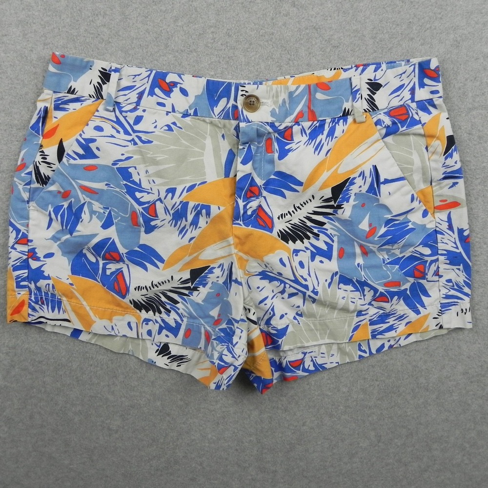 Khakis by Gap Shorts Womens 8 Sunkissed Chino Casual Cotton Colorful Floral